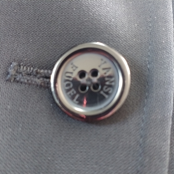 Yansi Fugel Classic Doubleo Breasted Black Blazer Jacket 10 - Picture 6 of 15